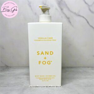NEW Sand & Fog Vanilla Cake Body Wash / Shower Gel ~ 32 Oz